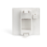 Digitus 45x45 mm frontplade til kabelkanaler, Blænde Hvid