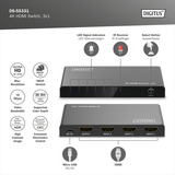 Digitus 4K HDMI-switch 3x1, HDMI switch 