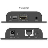 Digitus HDMI IP PoE extender sæt, HDMI-udvidelse forlænger Sort