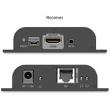 Digitus HDMI IP PoE extender sæt, HDMI-udvidelse forlænger Sort
