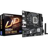 GIGABYTE H610M D3W WF6, Bundkort Sort/grå