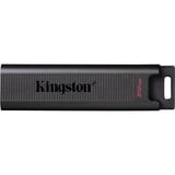 Kingston DataTraveler 512GB Max 1000R/900W USB 3.2 Gen 2, USB-stik Sort, 512 GB, USB Type-C, 3.2 Gen 2 (3.1 Gen 2), 1000 MB/s, Glide, Sort
