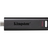 Kingston DataTraveler Max USB-nøgle 512 GB USB Type-C Sort, USB-stik Sort, 512 GB, USB Type-C, 1000 MB/s, Glide, 12 g, Sort