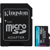 Kingston SDCG4/256GB, Hukommelseskort Sort