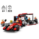 LEGO City F1®-pitstop og pitcrew med Ferrari-bil, Bygge legetøj Byggesæt, 6 År, Plast, 322 stk, 600 g