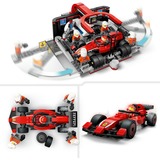 LEGO F1®-pitstop og pitcrew med Ferrari-bil, Bygge legetøj Byggesæt, 6 År, Plast, 322 stk, 600 g