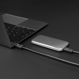 Lindy 31120 Thunderbolt kabel 1 m 40 Gbit/sek. Sort Sort, Hanstik, Hanstik, 1 m, Sort, Nikkel/guld, 40 Gbit/sek.