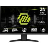 MSI MAG 244F, Gaming Skærm Sort