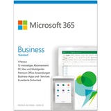 Microsoft 365 Business Standard 1 licens(er) Abonnement Tysk 1 År, Software 1 licens(er), 1 År, Abonnement