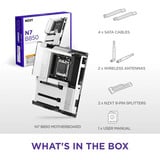NZXT N7 B850 White, Bundkort 