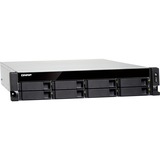 QNAP TS-877XU-RP NAS Stativ (2U) Ethernet LAN Sort, Grå 2600 NAS, Stativ (2U), AMD Ryzen™ 5, 2600, Sort, Grå