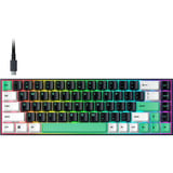 Razer Reclusa X Mini 65, Gaming-tastatur Sort/multi farvet, DE-layout, Razer Orange Gen-3