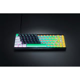 Razer Reclusa X Mini 65, Gaming-tastatur Sort/multi farvet, DE-layout, Razer Orange Gen-3