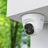 Reolink P324 Kuppel IP-sikkerhedskamera Indendørs & udendørs 2880 x 1616 pixel Loft, Overvågningskamera Hvid, IP-sikkerhedskamera, Indendørs & udendørs, Ledningsført, Google Assistant, Loft, Hvid