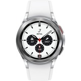 SAMSUNG Galaxy Watch4 Classic 3,05 cm (1.2") Super AMOLED 42 mm Sølv GPS (satellit), SmartWatch Sølv, 3,05 cm (1.2"), Super AMOLED, Berøringsskærm, 16 GB, GPS (satellit), 46,5 g