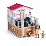 Schleich HORSE CLUB Horse Box with Tori & Princess, Spil figur 5 År, Flerfarvet