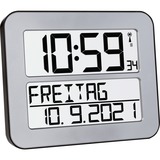 TFA Table clock Sølv