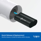 TP-Link Tapo A100, Batteri Sort