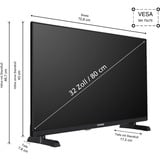 Telefunken LED-tv Sort