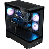 Thermaltake FTW V290a 5070, Gaming PC Sort/gennemsigtig