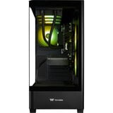 Thermaltake FTW V290a 5070, Gaming PC Sort/gennemsigtig