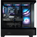 Thermaltake FTW V290a 5070, Gaming PC Sort/gennemsigtig