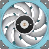 Thermaltake Toughfan 12 Turquoise High Static Pressure Radiator Fan Universel Ventilator 12 cm Blå 1 stk, Sag fan Turkis, Ventilator, 12 cm, 500 rpm, 2000 rpm, 58,35 kubikfod/min., Blå