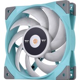Thermaltake Toughfan 12 Turquoise High Static Pressure Radiator Fan Universel Ventilator 12 cm Blå 1 stk, Sag fan Turkis, Ventilator, 12 cm, 500 rpm, 2000 rpm, 58,35 kubikfod/min., Blå