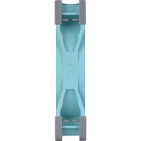 Thermaltake Toughfan 12 Turquoise High Static Pressure Radiator Fan Universel Ventilator 12 cm Blå 1 stk, Sag fan Turkis, Ventilator, 12 cm, 500 rpm, 2000 rpm, 58,35 kubikfod/min., Blå