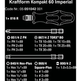 Wera 05051042001, Topnøgle Sort/Grøn