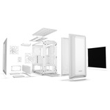 be quiet! Dark Base 701 Tower Hvid, Towerkabinet Hvid, Tower, PC, Hvid, ATX, EATX, micro ATX, Mini-ATX, Acrylonitrilbutadienstyren, Glas, Stål, Ravfarvet, Blå, Grøn, Rød