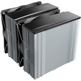 be quiet! Pure Rock Pro 3 Processor Luftkøler 12 cm Sølv 1 stk, CPU køler Sort/Sølv, Luftkøler, 12 cm, 2000 rpm, 101,2 m³/t, Sølv