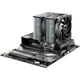 be quiet! Pure Rock Pro 3 Processor Luftkøler 12 cm Sølv 1 stk, CPU køler Sort/Sølv, Luftkøler, 12 cm, 2000 rpm, 101,2 m³/t, Sølv