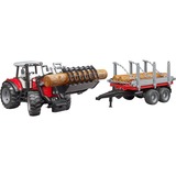 bruder Massey Ferguson legetøjsbil, Model køretøj Traktor model, 3 År, Plast, Sort, Rød, Sølv