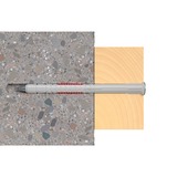 fischer Langskaftdowel DuoXpand 10x120 T R, Dyvel Lys grå/Rød