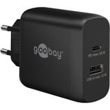goobay 65409, Oplader Sort