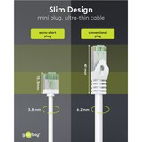 goobay 74359, Kabel Hvid