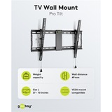 goobay TV-vægbeslag Pro TILT (L), Wall Mount Sort