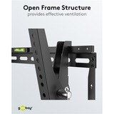goobay TV-vægbeslag Pro TILT (L), Wall Mount Sort