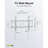 goobay TV-vægbeslag Pro TILT (L), Wall Mount Sort