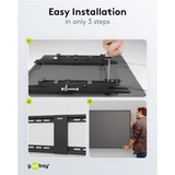 goobay TV-vægbeslag Pro TILT (L), Wall Mount Sort