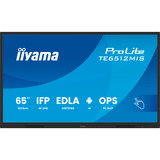 iiyama TE6512MIS-B4AG skilte display Interaktivt fladpanel 165,1 cm (65") LCD Wi-Fi 400 cd/m² 4K Ultra HD Sort Berøringsskærm Indbygget processer Android 24/7, Offentlig visning Sort (mat), Interaktivt fladpanel, 165,1 cm (65"), LCD, 3840 x 2160 pixel, Wi-Fi, 24/7