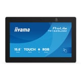 iiyama TW1625LASC-B3PNR skærm i mødelokale 39,6 cm (15.6") 1920 x 1080 pixel LED Wi-Fi 6 (802.11ax), Wi-Fi 5 (802.11ac), Wi-Fi 4 (802.11n), 802.11g, 802.11a, 802.11b Sort Bluetooth, Offentlig visning Sort (mat), 39,6 cm (15.6"), 1920 x 1080 pixel, LED, 0,1792 x 0,1792 mm, 20 ms, 390 cd/m²