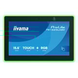 iiyama TW1625LASC-B3PNR skilte display Interaktivt fladpanel 39,6 cm (15.6") LED Wi-Fi 450 cd/m² Fuld HD Sort Berøringsskærm Indbygget processer Android 24/7, LED-skærm Sort (mat), Interaktivt fladpanel, 39,6 cm (15.6"), LED, 1920 x 1080 pixel, Wi-Fi, 24/7