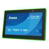 iiyama TW1625LASC-B3PNR skilte display Interaktivt fladpanel 39,6 cm (15.6") LED Wi-Fi 450 cd/m² Fuld HD Sort Berøringsskærm Indbygget processer Android 24/7, LED-skærm Sort (mat), Interaktivt fladpanel, 39,6 cm (15.6"), LED, 1920 x 1080 pixel, Wi-Fi, 24/7
