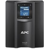 APC SMC1000IC UPS-enhed Interaktivt indgangsstik 1 kVA 600 W 8 AC stikkontakt(er) Sort, Interaktivt indgangsstik, 1 kVA, 600 W, Sine, 170 V, 300 V