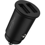 Ansmann In-Car-Charger CC212, Oplader Sort