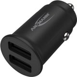 Ansmann In-Car-Charger CC212, Oplader Sort