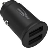 Ansmann In-Car-Charger CC212, Oplader Sort