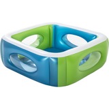 Bestway 51132 kiddie pool, Swimming pool Blå/Grøn, 565 L, Rektangulær, 6 År, Vinyl, Flerfarvet